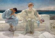Alma-Tadema, Sir Lawrence Ask Me No More (mk23) USA oil painting artist